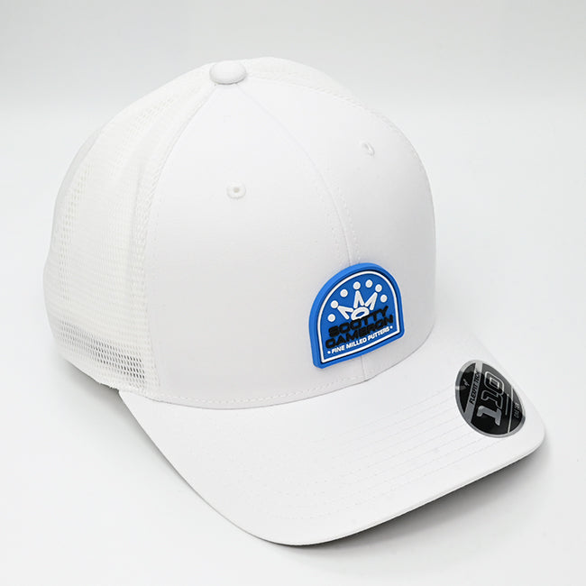 スコッティキャメロン クラウン スタック ラバーパッチ メッシュ キャップ スナップバック ホワイト フリーサイズ Scotty Cameron Cap Crown Stack キャメロン