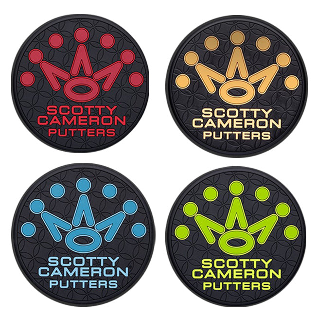 スコッティキャメロン 7ポイントクラウン ラバーコースター 4枚セット SCOTTY CAMERON 7ポイントクラウン RUBBER COASTER SET