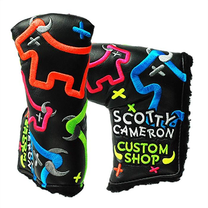 スコッティキャメロン ネオン ジャンクヤードドッグ スタンダード パターカバー ヘッドカバー カスタムショップ限定Scotty Cameron JUNK YARD DOG