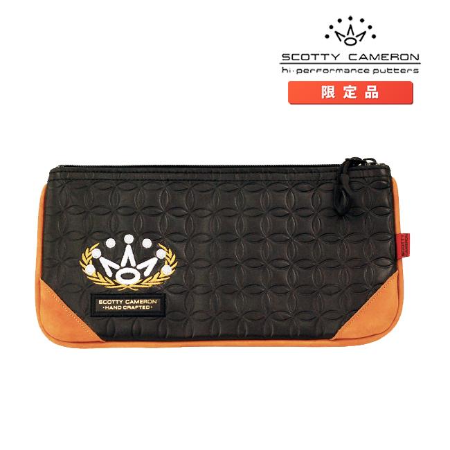 スコッティキャメロン ギャラリー限定 キャッシュバッグ ジオラクス ローレル クラウン ブラック 015726 ポーチ Scotty Cameron キャメロン