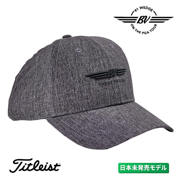 ボーケイ Vokey BV Wings パフォーマンス ヘザー キャップ グラファイトカラー titleist BV ウイングス Performance Heather Cap US仕様 タイトリスト