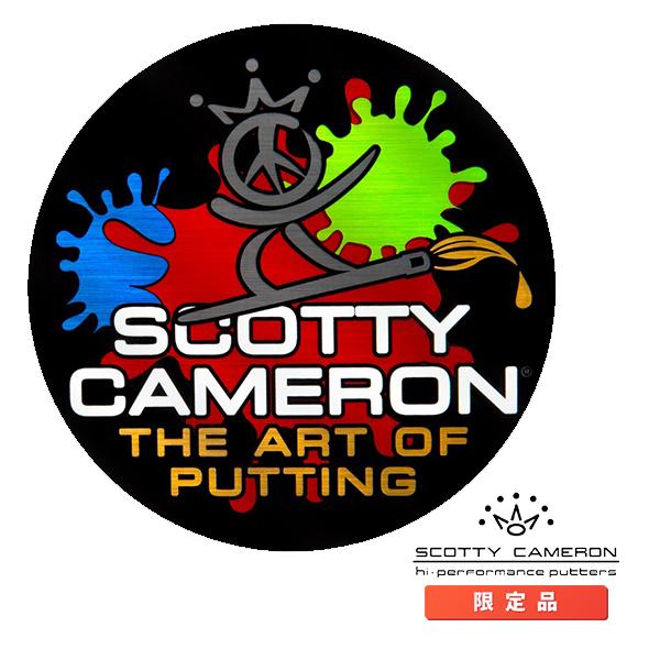スコッティキャメロン ピースペインター ステッカー ブラック 102675 Scotty Cameron PEACE PAINTERS STICKER BLACK