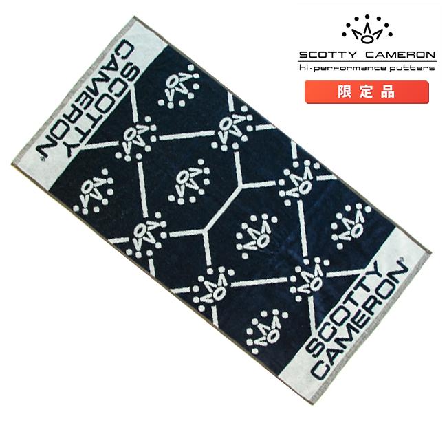 スコッティ キャメロン ラウンドタオル アーガイル クラウン ネイビー 限定 Argyle Crown Scotty Cameron