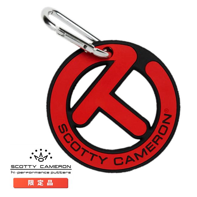 スコッティキャメロン サークルT ラバー パッティングディスク クッキーカッター レッド バッグタグ カラビナ付き Scotty Cameron Circle T キャメロン