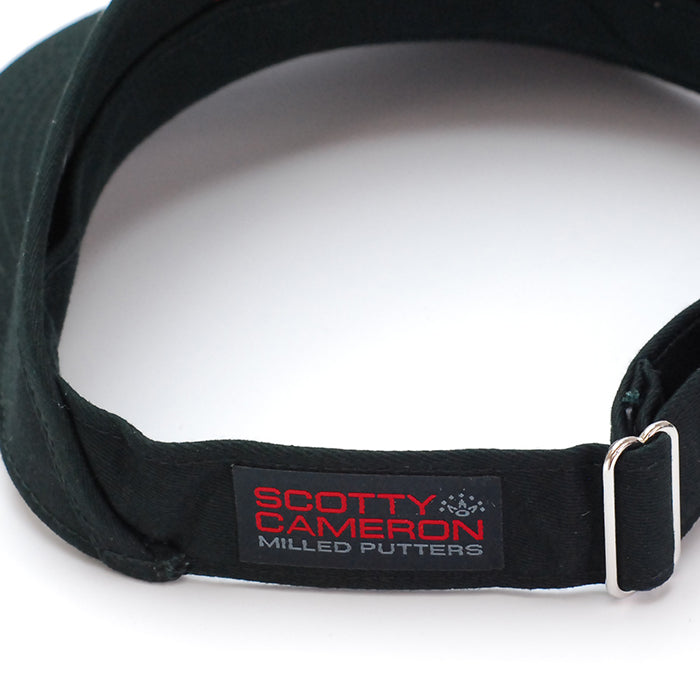 スコッティキャメロン サーフ ドンキー サンバイザー ブラック アジャスタブル フリーサイズ 021777 Scotty Cameron キャメロン バイザー ゴルフ