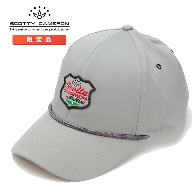 スコッティキャメロン レトロパッチ ロープ キャップ グレー フリーサイズ Retro Patch Rope CAP Grey 022648 Scotty Cameron キャメロン