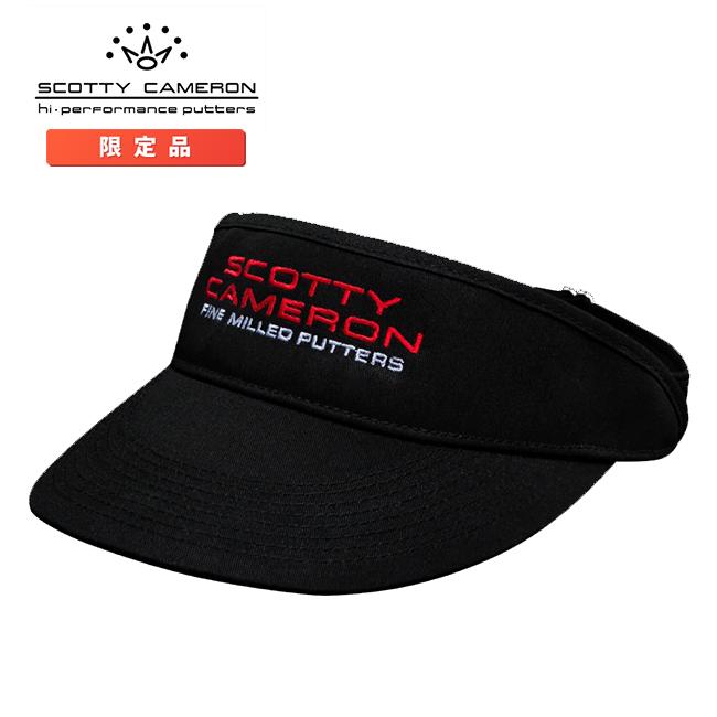 スコッティキャメロン スーパーファスト サンバイザー ブラック アジャスタブル フリーサイズ 102944 Scotty Cameron キャメロン