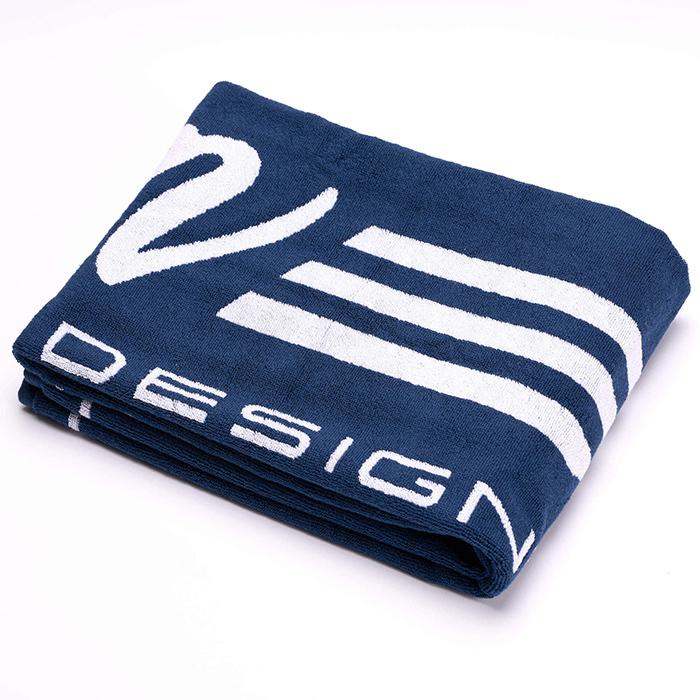 【残り1点】ボーケイ BVウィング テリーループ ビーチタオル ネイビー VV40482 VOKEY BV WINGS Terry Loop Beach Towel Navy/ White