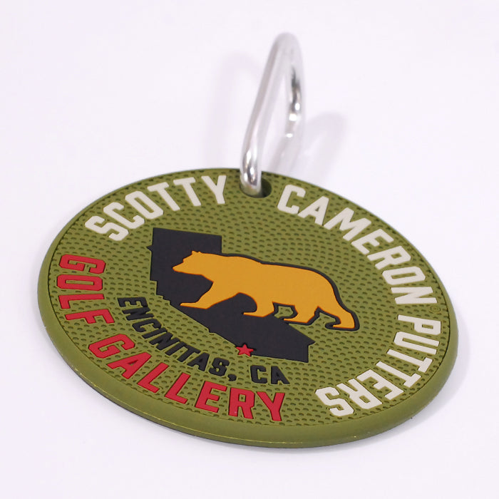 スコッティキャメロン ラバー パッティングディスク サーチ&レスキュー オリーブ グリーン バッグタグ カラビナ付き 限定 Scotty Cameron