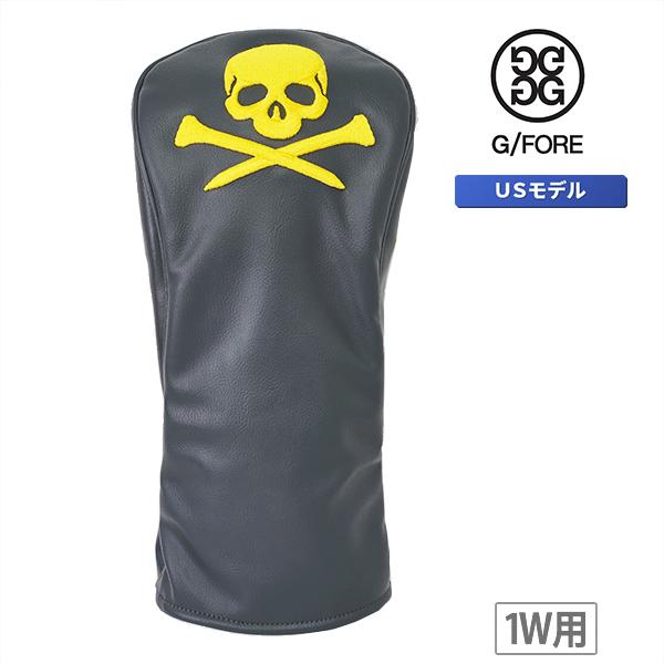 ジーフォア G FORE スカル&ティー ドライバー用ヘッドカバー チャコール グレー ゴルフ ジーフォー G4 SKULL&T'S