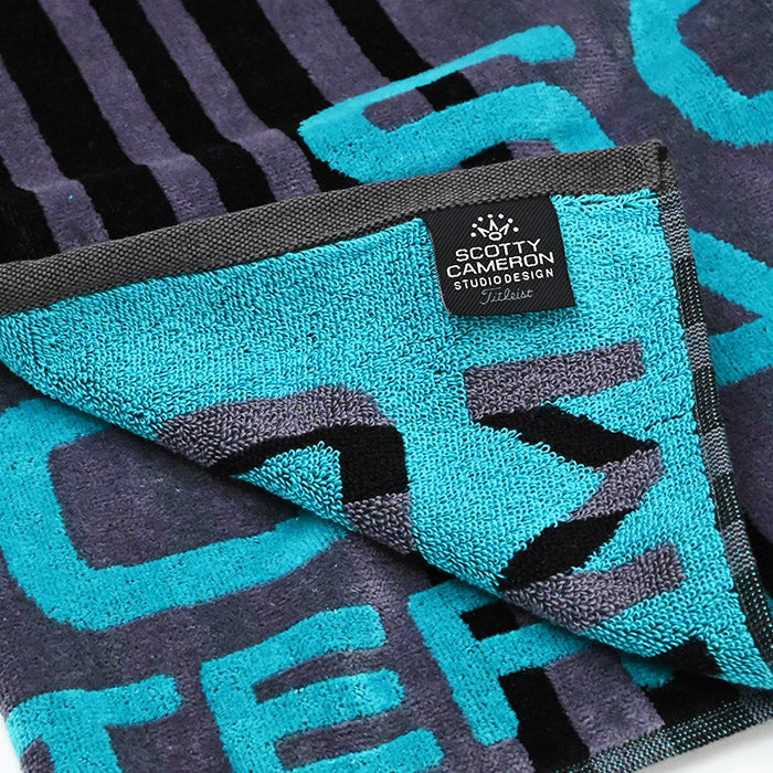 スコッティ キャメロン ラウンドタオル セラーぺ スコッティドッグ ブルー 限定 セラぺ Serape Dog Blue Scotty Cameron