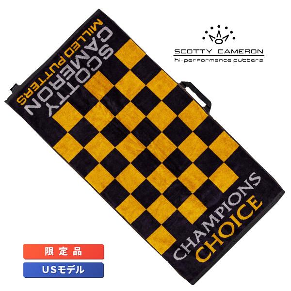 スコッティ キャメロン ラウンドタオル チャンピオンズ チョイス イエロー 限定 Champions Choice Towel Scotty Cameron