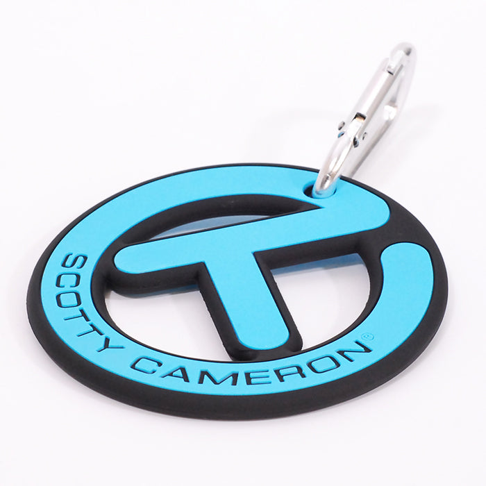 スコッティ キャメロン サークルT ラバー パッティングディスク クッキーカッター スコッティブルー バッグタグ カラビナ付き Scotty Cameron Circle T