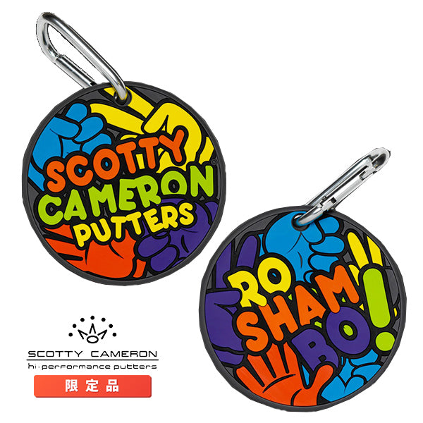 スコッティキャメロン ラバー パッティングディスク ロ・シャン・ボ バッグタグ グレー カラビナ付き 限定 Scotty Cameron