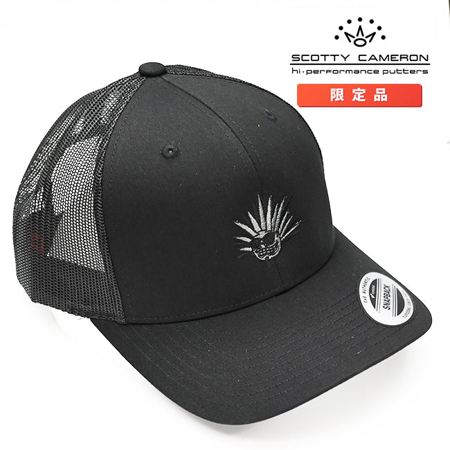 スコッティキャメロン アガベマン メッシュキャップ ブラック スナップバック フリーサイズ Scotty Cameron Agaveman キャメロン