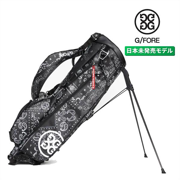 ジーフォア G FORE スタンド キャディバッグ バンダナ プリント キラー スタンドバッグ オニキス ブラック ONYX G4AS23A21 ゴルフ ジーフォー