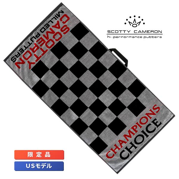 スコッティ キャメロン ラウンドタオル チャンピオンズ チョイス ライトグレー 限定 Champions Choice Towel Scotty Cameron