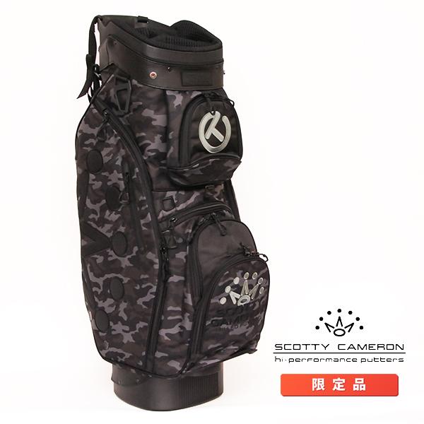 スコッティキャメロン 2022 限定 サークルT エクスプローラー カートバッグ キャディバッグ ブラック カモ 102881 Scotty Cameron EXPLORER CART BAG Black Camo