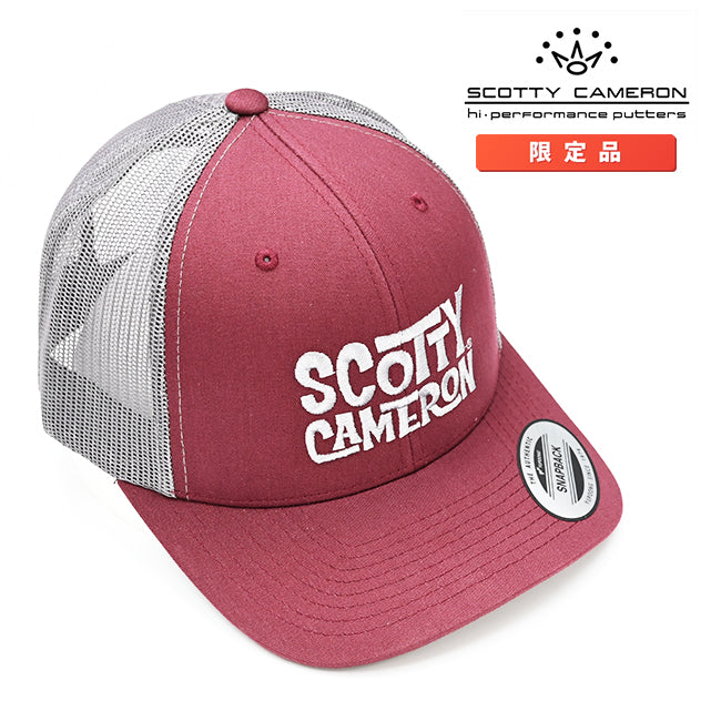 スコッティキャメロン ラグーナ フォントロゴ サンクレメント スナップバック マルーン メッシュキャップ フリーサイズ Scotty Cameron キャメロン Cap 026340