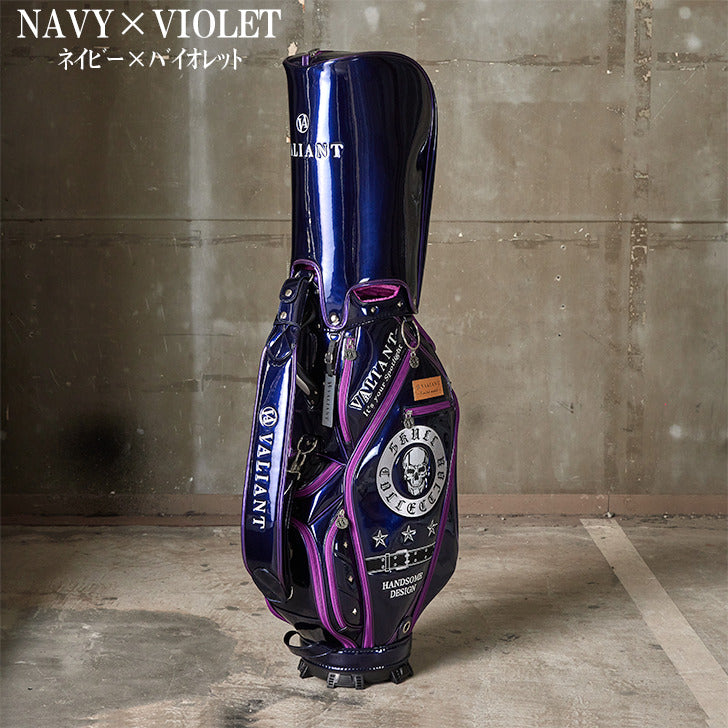 ヴァリアント VA-018 カート型 キャディバッグ スカル VALIANT シェリフ Skull 2023年 限定 スカルコレクション カートキャディバッグ ゴルフバッグ