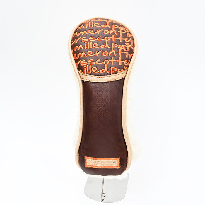 スコッティキャメロン グラフィティ ブラウン レザー 限定 ウッド ヘッドカバー 3点セット Scotty Cameron Graffiti Brown Leather キャメロン