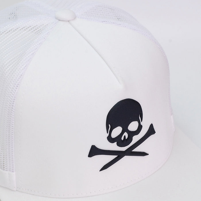 ジーフォア G FORE スカル アンド ティ メッシュ スナップバック キャップ スノー ホワイト ゴルフ G4 ジーフォー SKULL&T'S CAP