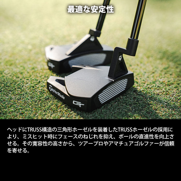 テーラーメイド スパイダー GT ブラック TM1 トラスヒール パター2022 日本仕様 TaylorMade Spider GT Black TRUSS