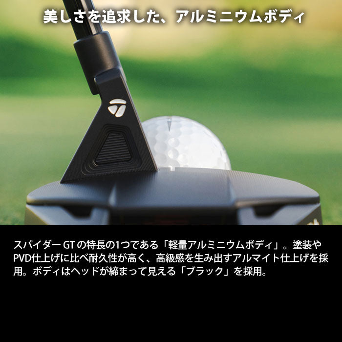 テーラーメイド スパイダー GT ブラック TM1 トラスヒール パター2022 日本仕様 TaylorMade Spider GT Black TRUSS