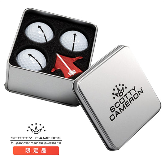スコッティキャメロン エアロアライメントツール ボールマーカー ターボ レッド ボール３球セット Scotty Cameron キャメロン コイン 限定 ボールマーカーキット