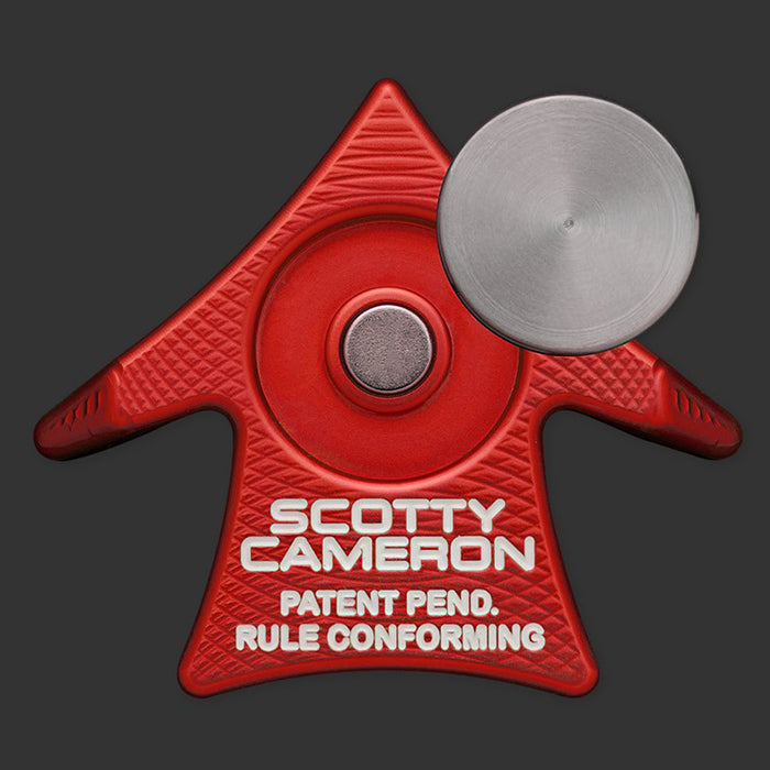 スコッティキャメロン エアロアライメントツール ボールマーカー ターボ レッド ボール３球セット Scotty Cameron キャメロン コイン  限定 ボールマーカーキット