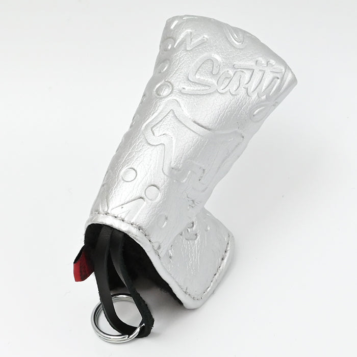 スコッティキャメロン 限定 ミニ ヘッドカバー型 オーナメント キーホルダー シルバー キーリング Scotty Cameron Mini Head Cover Ornament kye Fob Silver