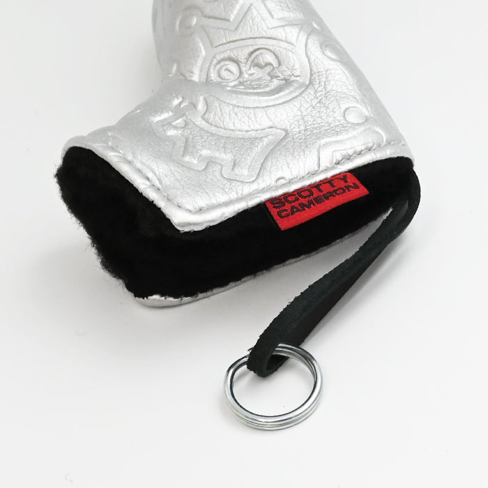 スコッティキャメロン 限定 ミニ ヘッドカバー型 オーナメント キーホルダー シルバー キーリング Scotty Cameron Mini Head Cover Ornament kye Fob Silver