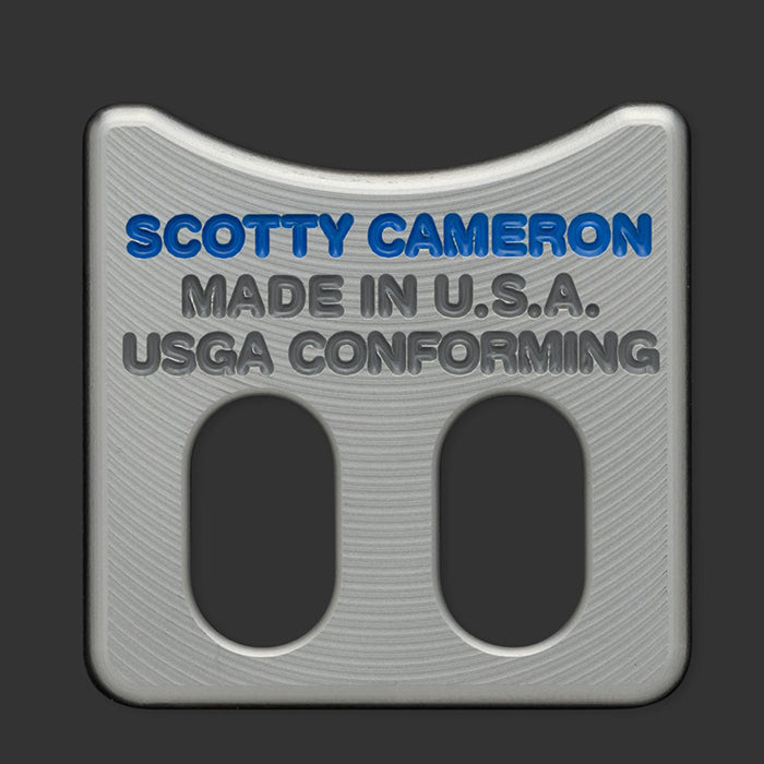 スコッティキャメロン ボールアライメントスクエアーツール ボールマーカー グレー / ロイヤルブルー Scotty Cameron キャメロン