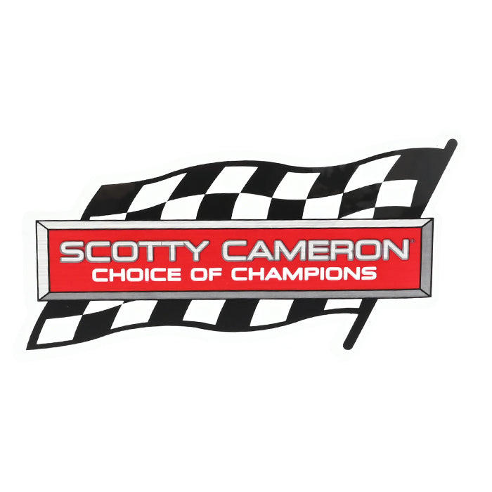スコッティキャメロン ステッカー 4枚セット Scotty Cameron サークルT / チェッカーフラッグ / ジョニーレーサー