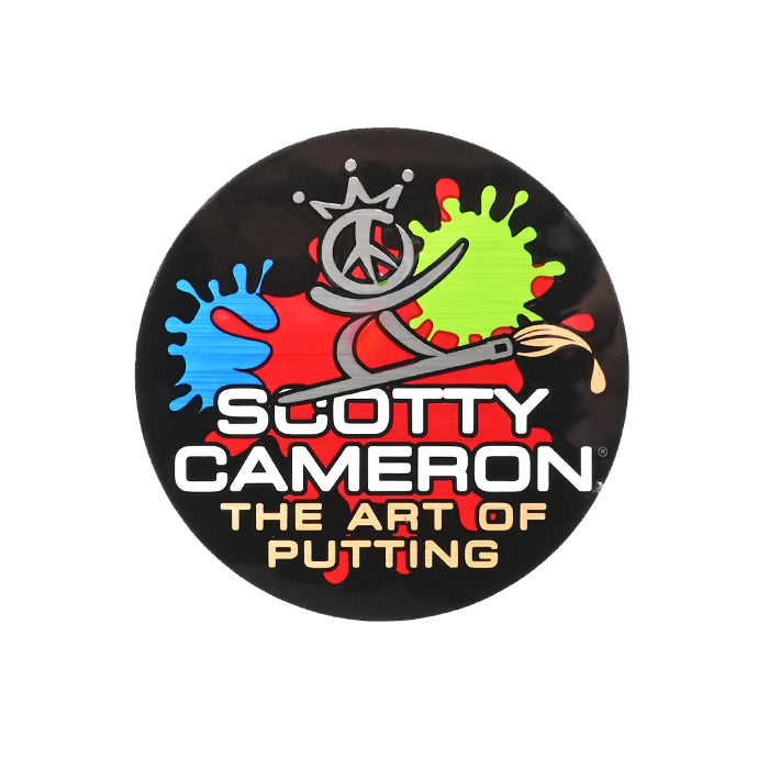 スコッティキャメロン ステッカー 4枚セット Scotty Cameron 7ポイントクラウン スクリプト / ジャックザドンキー / サークルT / ピースペインター