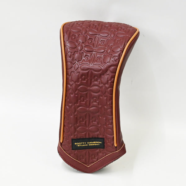 スコッティキャメロン レザー スコッティドッグ ウォールペーパー ウッド ヘッドカバー 4点セット Scotty Cameron Limited Leather Woodcover Set