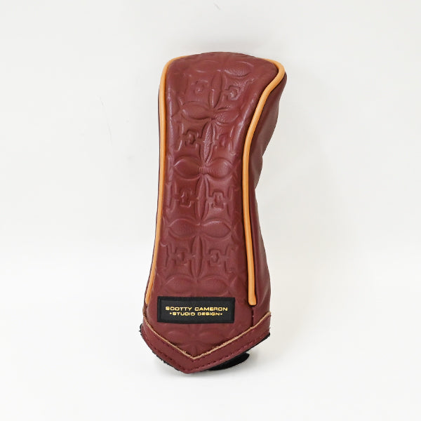 スコッティキャメロン レザー スコッティドッグ ウォールペーパー ウッド ヘッドカバー 4点セット Scotty Cameron Limited Leather Woodcover Set