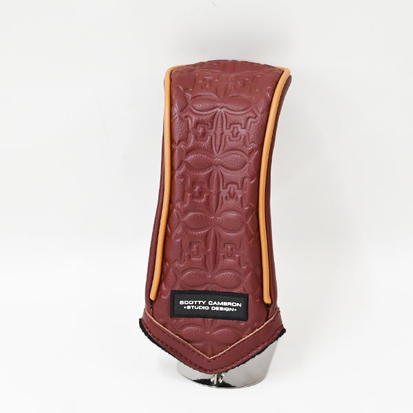 スコッティキャメロン レザー スコッティドッグ ウォールペーパー ウッド ヘッドカバー 4点セット Scotty Cameron Limited Leather Woodcover Set