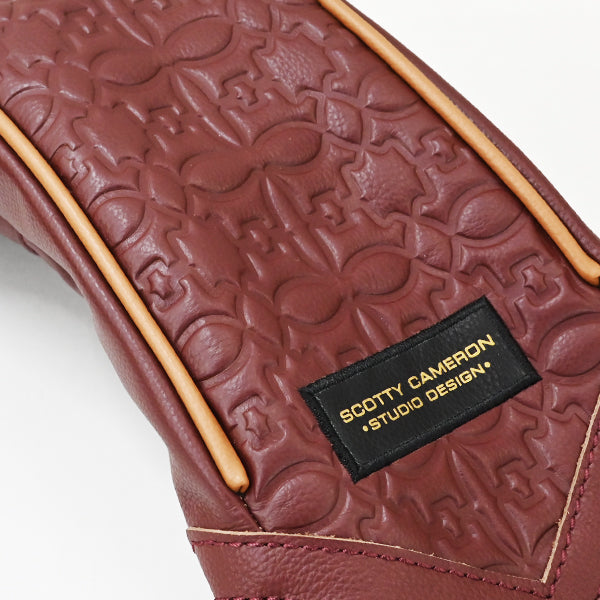 スコッティキャメロン レザー スコッティドッグ ウォールペーパー ウッド ヘッドカバー 4点セット Scotty Cameron Limited Leather Woodcover Set
