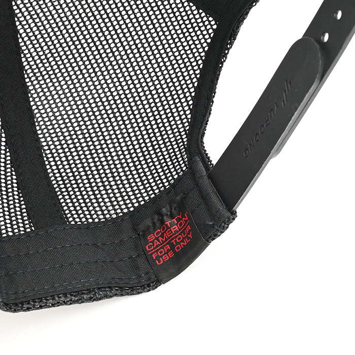 スコッティキャメロン Circle T パッチ スナップバック ブラック / スコッティブルー メッシュキャップ フリーサイズ Scotty Cameron キャメロン サークルT Cap