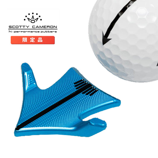 スコッティキャメロン エアロアライメントツール ボールマーカーブライトディップ ターコイズ ブルー Scotty Cameron キャメロン コイン 限定