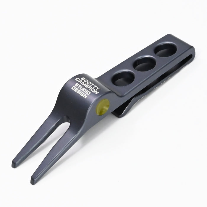 【ワケアリ】スコッティキャメロン 限定 クリップ ピボットツール ティキ ラウンジ グリーンフォーク グレー Scotty Cameron Tiki ハワイアン オープン