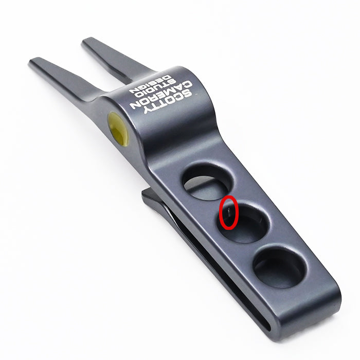 【ワケアリ】スコッティキャメロン 限定 クリップ ピボットツール ティキ ラウンジ グリーンフォーク グレー Scotty Cameron Tiki ハワイアン オープン