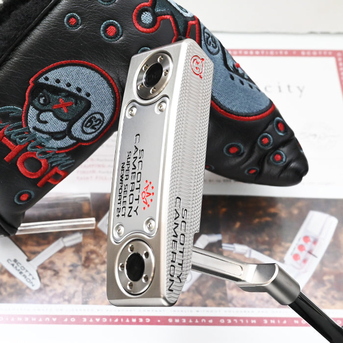 スコッティキャメロン 2023 スーパー セレクト ニューポート2+ 正規カスタム パター COA証明書付き Scotty Cameron Newport2 Plus ブラック/レッド Super Select