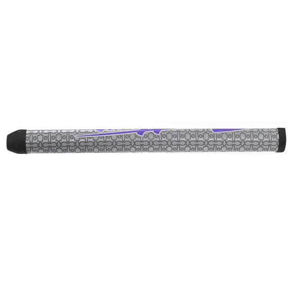 スコッティキャメロン カスタムショップ 限定 パドル パター グリップ ミッドサイズ グレー/パープルロゴ Scotty Cameron Paddle Putter Grip MID キャメロン