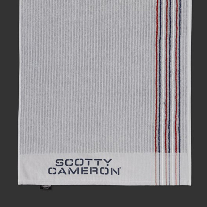 スコッティキャメロン ビンテージ キャディタオル 限定 ラウンドタオル USAストライプ/ グレー Scotty Cameron Vintage Caddie Towel 105153 ヴィンテージ
