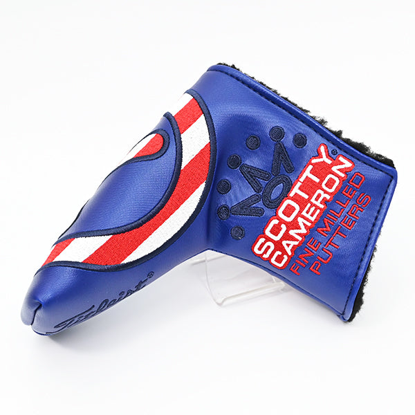 スコッティキャメロン サークルT ヘッドカバー インダストリアル USA / ブルー ツアーオンリー パターカバー Scotty Cameron Circle T Tour Only