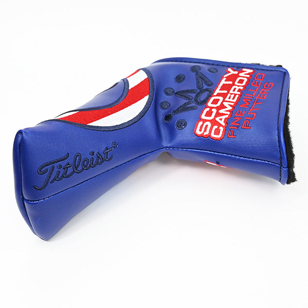 スコッティキャメロン サークルT ヘッドカバー インダストリアル USA / ブルー ツアーオンリー パターカバー Scotty Cameron Circle T Tour Only