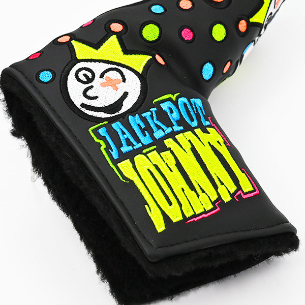スコッティ キャメロン ジャックポット ジョニー カスタムショップ限定 ヘッドカバー ブラック/ネオン パターカバー スタンダードサイズ Scotty Cameron Jackpot