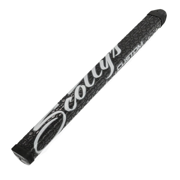 スコッティキャメロン カスタムショップ 限定 パドル パター グリップ ミッドサイズ ブラック/グレーロゴ Scotty Cameron Paddle Putter Grip MID キャメロン